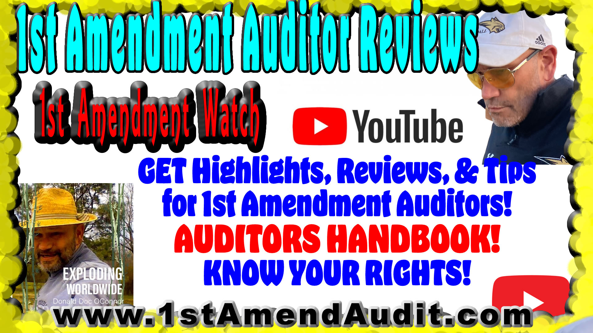 Doc has Launched a New Website dedicated to 1st Amendment Audits and First Amendment Activisim