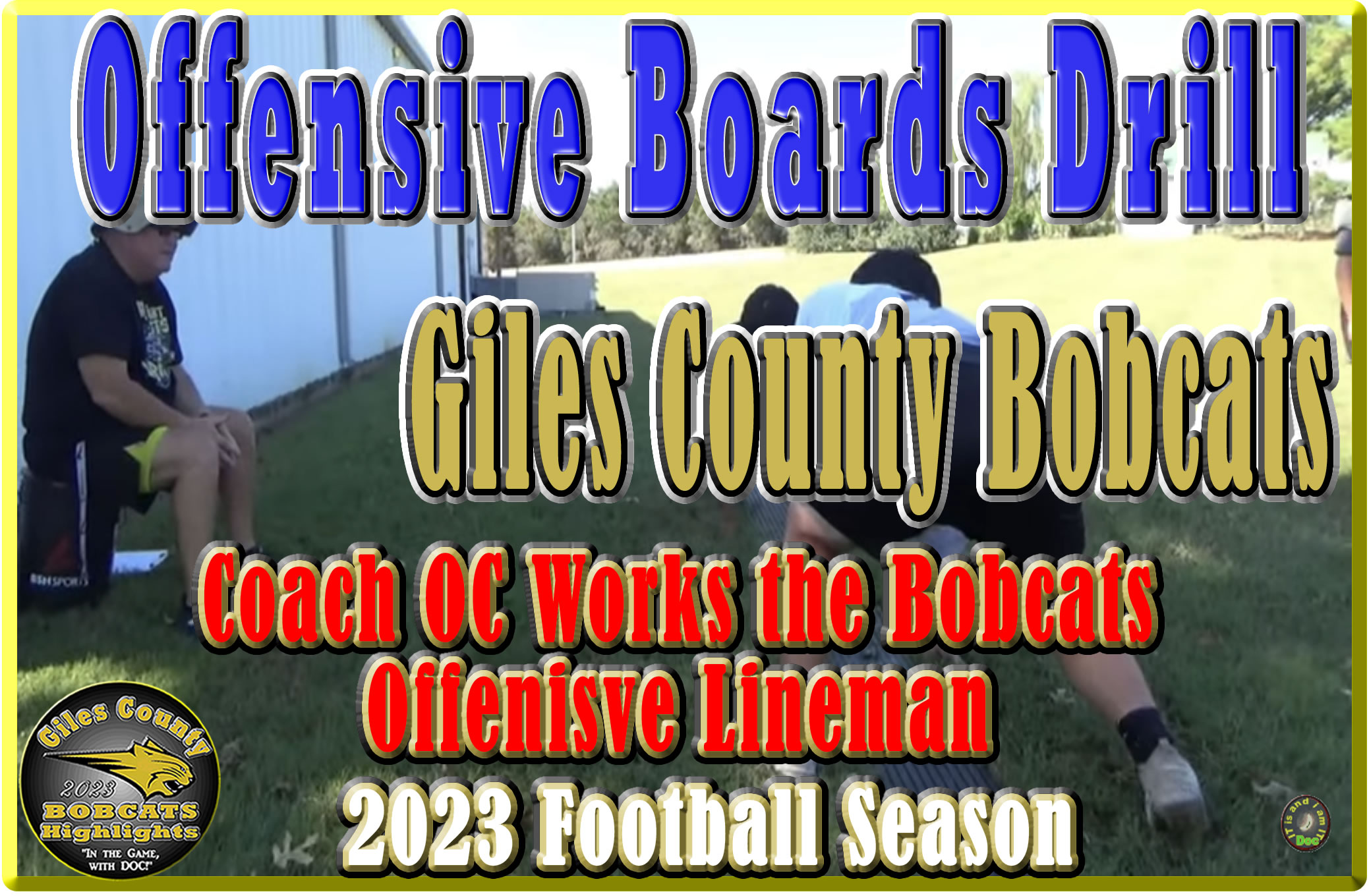 High School Football Offensive Lineman Drill Boards