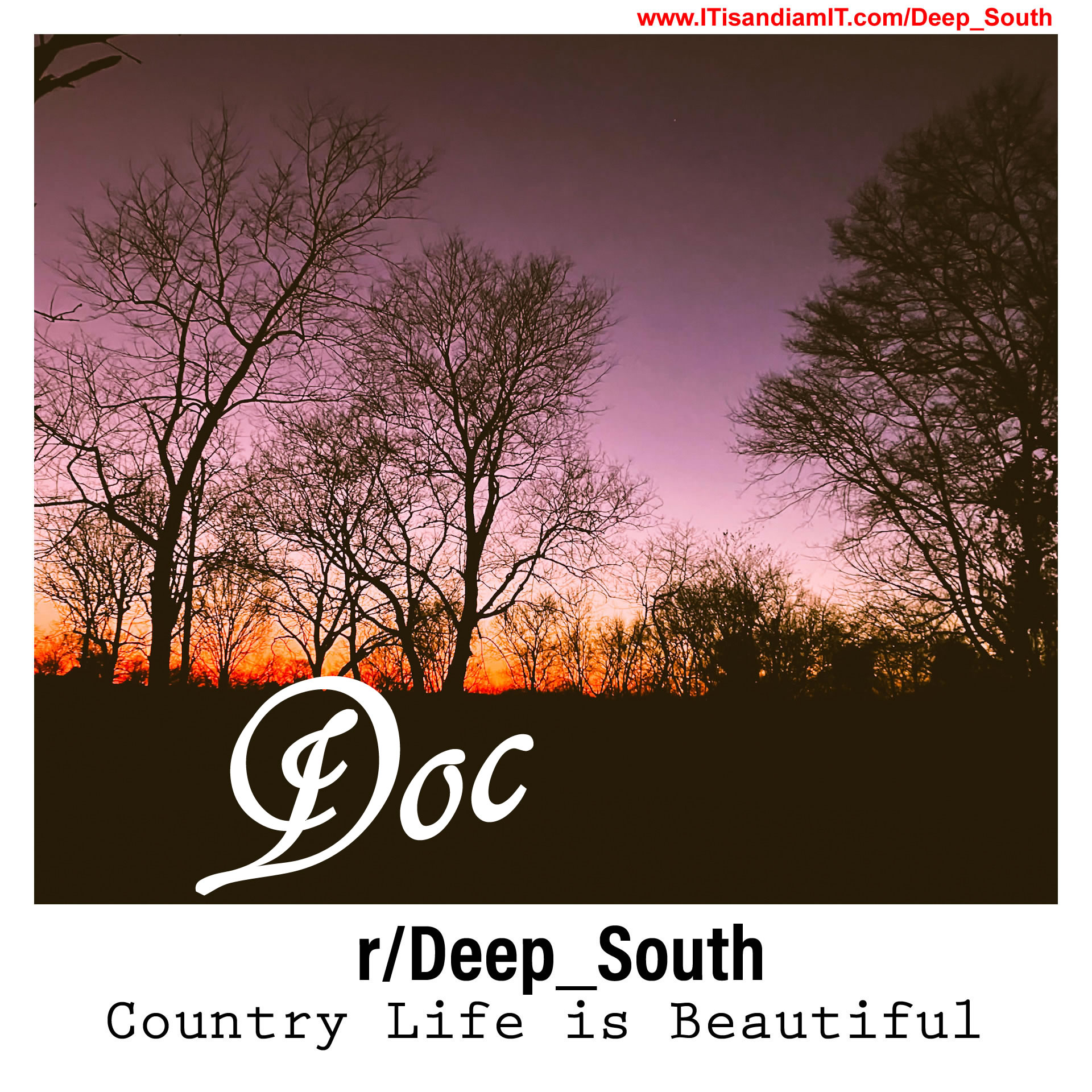 Country Life is Beautiful Doc enjoys his weekend in the Deep South of Southern Middle Tennessee