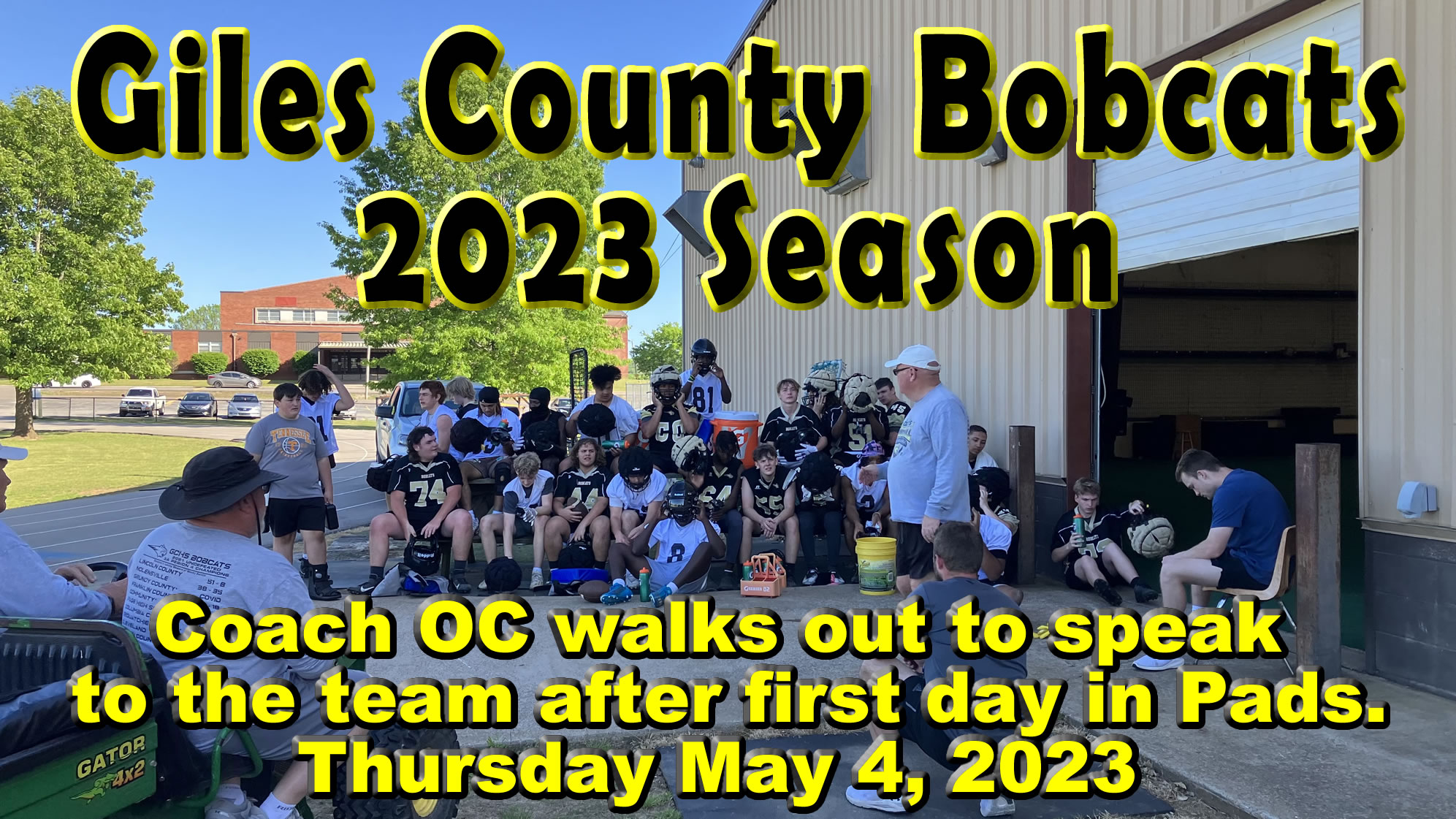Giles County High School Bobcats Football 2023 Season by In the Game with Doc